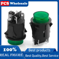 Vertical straight tilt plate electric hot pot four-pin boat switch RL5-T125-55 card 24mm round self-locking button switch