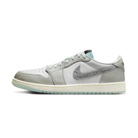 【NIKE 耐吉】Air Jordan 1 Retro Low OG 男鞋 白灰色 蛇年 低筒 AJ1 休閒鞋 HF3144-100