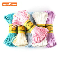 Keep&amp;grow 20M 2.5mm Soft Satin Rattail Silk Macrame Cord Nylon For DIY Chinese Knot Pacifier Chain Bracelet Ropes String Making