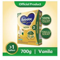 Bebelac Gold 3 Susu Bubuk Soya Vanilla 700G