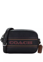 Coach Coach Mini Jamie Camera Bag With Coach Stripe - Black