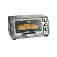 Toaster Oven Air Fryer Combo with Large Capacity, Fits 6 Slices or 12” Pizza, 4 Cooking Functions for Convection