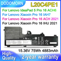 DODOMORN L20M4PE1 L20C4PE1 Battery For Lenovo IdeaPad 5 Pro 16 ACH6 Xiaoxin Pro 16 IAH7 16-ACH 16-IHU 2021 L20L4PE1 SB11B66553