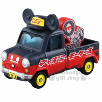 小禮堂 迪士尼 米奇 TOMICA小汽車《紅黑.貨車》模型.玩具.公仔