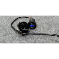 小U 手機充電 雙USB+LED 電壓表 一體成型 附保險絲線組 亮面防水 12V 通用 FORCE SMAX 勁戰