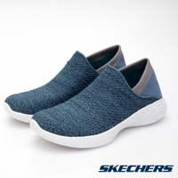 SKECHERS YOU 女鞋 健走 輕量 回彈 襪套 瑜珈鞋墊 避震 藍【運動世界】14952BLU