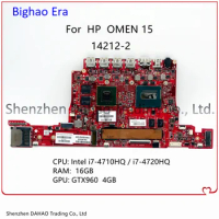 For HP OMEN 15 15T 15-51 15-52 Laptop Motherboard With i7 CPU 16G-RAM GTX960 4G-GPU 100% Fully Tested 806345-001 806345-601