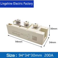 【Lingshuo】SKKT200/16EIGBT Module of Inverter and Silicon Controlled Rectifier Rectifier Thyristor Module Of Frequency Converter