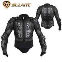 Sulaite Motorcycle Body Armor Men Motorcyclist Jacket Armor Summer Downhill Moto Racing Jacket Clothing PE Shell Protection