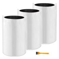 3PCS Filter Replacement Parts For Blueair Blueair PURE 411 Auto And Mini Air Purifier