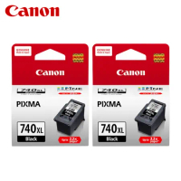 【Canon】 PG-740XL 2入組 原廠黑色高容量墨水匣