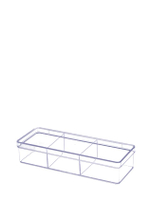 กล่องเหลี่ยมใส3ช่อง 7.2X20X4.3