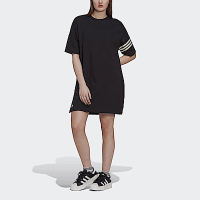 Adidas Tee Dress [HM1773] 女 連身洋裝 經典 休閒 國際版 簡約 寬鬆 棉質 柔軟 舒適 黑
