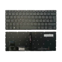 Replacement SW layout Keyboard BLACK for HP EliteBook x360 830 G5 x360 830 G6