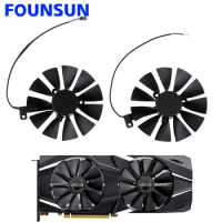 New 87mm FDC10U12S9-C 4Pin DUAL Advanced OC Cooling Fan For ASUS GeForce RTX 2080 2070 2060 GAMING Graphics Card Cooler Fan