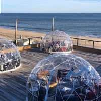 Waterproof UV Protection PVC geo dome Igloo dome house Geodesic Dome Tent igloosCD