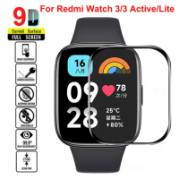 9D Curved Soft Screen Protector For Redmi Watch 3 Active/Lite Screen Protector Anti-scratch Film For Redmi Watch 3 Smartwatch