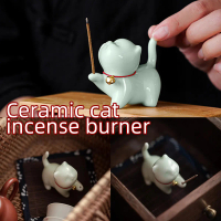 BITCBae 1pc Pembakar dupa bergaya Cina Tempat Pembakaran Dupa Stik Ornamen upacara minum teh Pembaka