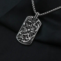 Occidental Cro Shield Necklace Casting Pendant Fashion Personality Jewelry Trend Clothing Matching