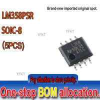 5PCS 100% New original spot patch LM358PSR L358 SOP-8 standard dual operational amplifier IC chips DUAL OP-AMP