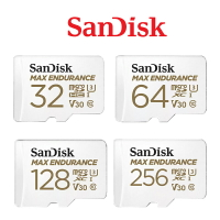 【SANDISK】極致耐寫度 MAX ENDURANCE 32G 64G 128G 256G 記憶卡 microSD【APP下單4%點數回饋】