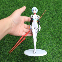 22cm NEON GENESIS EVANGELION Figures Ayanami Rei Action Figure Cake Decorations PVC Model Anime Asuka Makinami Collection Toys