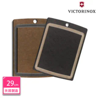 【VICTORINOX 瑞士維氏】中型 凹槽木質纖維砧板(不發霉/環保材質木纖維/美國Epicurean製造)