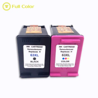 FULLCOLOR premium quality ink cartridge 63 compatible for hp envy 4511 4512 4520 4522 4524 printer