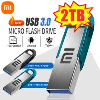 Xiaomi 2TB 1TB Metal USB 3.0 Flash Drives 512GB High Speed Waterproof Pendrive USB Drive USB Memoria Flash Disk For Laptop PC