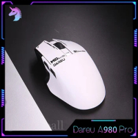 DAREU A980Pro/ProMax Wireless Mouse Gaming Mouse Three Mode 4K/wired/Bluetooth Gamer Lightweight Long Endurance Esports Mouse