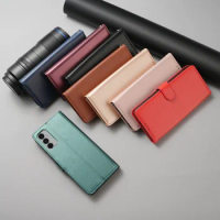 Leather Flip Wallet Case For Samsung Galaxy S24 S23 S22 S21 S20 Ultra FE S10 Plus S10e S9 S8 Plus Card Slots Stand Protect Cover