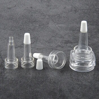 10Pcs Mini Travel Kit Refillable Bottles Transparent Plastic Empty Storage Jar With Cap Leakage Proof Healthy Skin Care Tools
