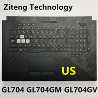US English Backlit keyboard for ASUS ROG Strix Scar II GL704 GL704GM GL704GV GL704GV-DS74 GL704GW Laptop keyboard C cover