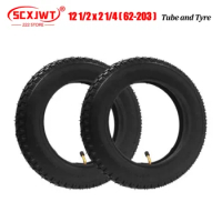 2PC High Quality 12 1/2 x 2 1/4 ( 62-203 ) Tyre Inner Tube 1/2x2 Fits Many Gas Electric Scooters and E-Bike