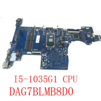 yourui For HP PAVILION 15-CS2062ST 15-CS Laptop Motherboard i5-1035G1 CPU L67287-601 L67287-001 DAG7BLMB8D0 mainboard full test