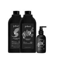 【台中店-juliArt】油屑/脂漏護理組-角質淨化液1000ml+洗髮精1000ml+養髮液115ml