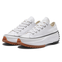 CONVERSE 休閒鞋 男鞋 女鞋 帆布鞋 運動 低筒 厚底 RUN STAR HIKE OX WHITE/BLACK/GUM 白 168817C