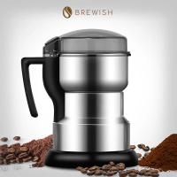 BREWISH 400W Stainless Steel Coffee Grinder MSIA 3Pin Grains Grinder Food Blender Mill Flour Machine