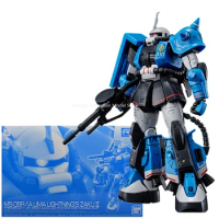 Bandai RG Gundam MS-06R-1A UMA LIGHTNNG'S ZAKU 2 Action Figure Mobile Suit Gundam Model Kit Assembly Toys for Boys