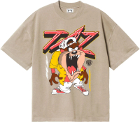 T-shirt / KAOS OVERSIZE SINOIG TAZ MANIA Atasan Katun Dewasa Unisex Combed Sablon Distro Baju Tee Pr