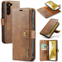 DG.Ming For Samsung S20 S21 S22 S23 Ultra/Plus S21/S20 FE Luxury Leather Magnetic Wallet Phone Case for Galaxy A34 A54 A14 A24