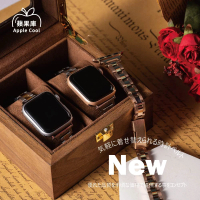 【蘋果庫Apple Cool】Apple Watch S7/6/SE/5/4 38/40/41mm 極細版經典光感不鏽鋼帶