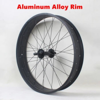 26X4.0 Snowbike Wheel Set Wide Rim Aluminum Alloy 26 Inch ATV Fat Bike Parts Fatbike 36 Holes Disc Brake
