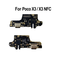 For Xiaomi Mi Poco X3 NFC Charging Port Flex Cable Replacement Parts USB Dock Charger Flex Cable For Poco X3 Charging Port