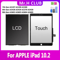 10.2" LCD For iPad Pro 10.2 2019 7th Gen A2197 A2200 8th 2020 A2270 A2430 9th A2604 A2605 LCD +Touch Screen = Display Screen