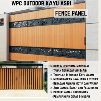 wpc outdoor kayu asri untuk pagar bermotif kayu dan keras