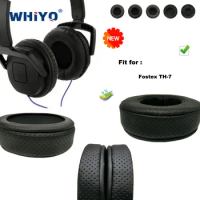 New upgrade Replacement Ear Pads for Fostex TH-7 Headset Parts Leather Cushion Velvet Earmuff Headset Sleeve Cover