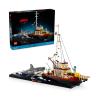 【LEGO 樂高】Ideas 21350 《大白鯊》(大白鯊 模型 禮物 居家擺設)