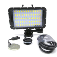 SLR Camera Underwater Light Diving Waterproof LED Lamp For GoPro Hero 121110/987654 Akaso Brave Sjcam SJ6/8 EKEN H9 Power Light
