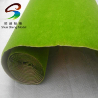 Green Model grass mat, building model materials, scale models grass mat for 50*50cm